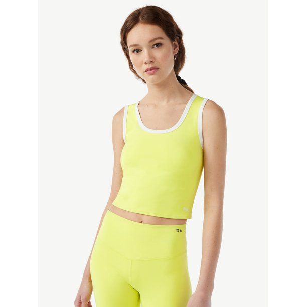 Free Assembly Women's Cropped Tank Top with Scoop Back - Walmart.com | Walmart (US)