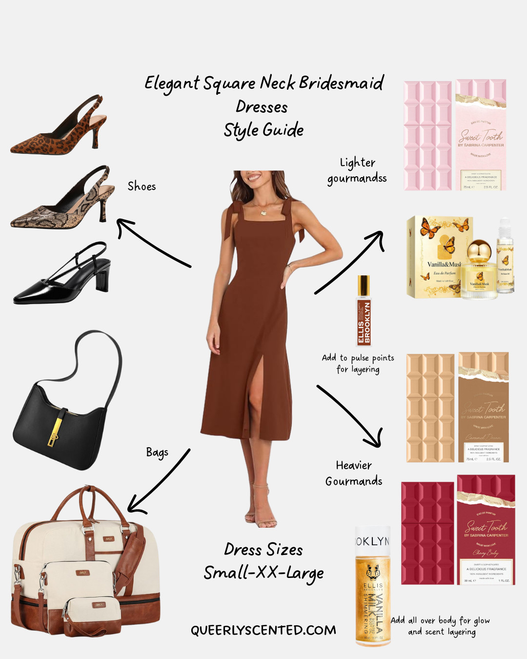 Get ready to shine as a bridesmaid, for date night, and/or valentines day with these elegant and stylish picks! From the perfect square neck dress to chic heels and exquisite perfumes, I've got you covered. Check out these must-have items for your next event and make a statement! @Ellis Brooklyn 

#bridesmaid #eventstyle #amazonfinds #LTKFashion #perfume #shoes #dress #valentinesday #valentinesdayoutfit #datenight 

|Valentines Day Outfit Women| |Date night Outfit| 
 

#LTKValentine #LTKBeauty #LTKWedding