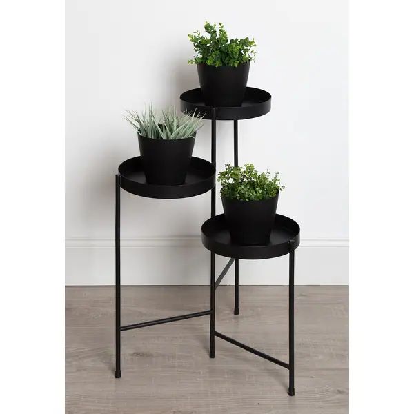 Kate and Laurel Finn Metal Tri-Level Plant Stand - 16x21x30 - On Sale - Overstock - 20716191 | Bed Bath & Beyond