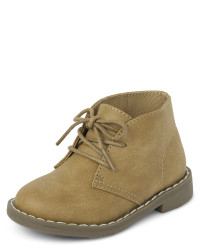 Toddler Boys Lace Up Boots - brown | The Children's Place