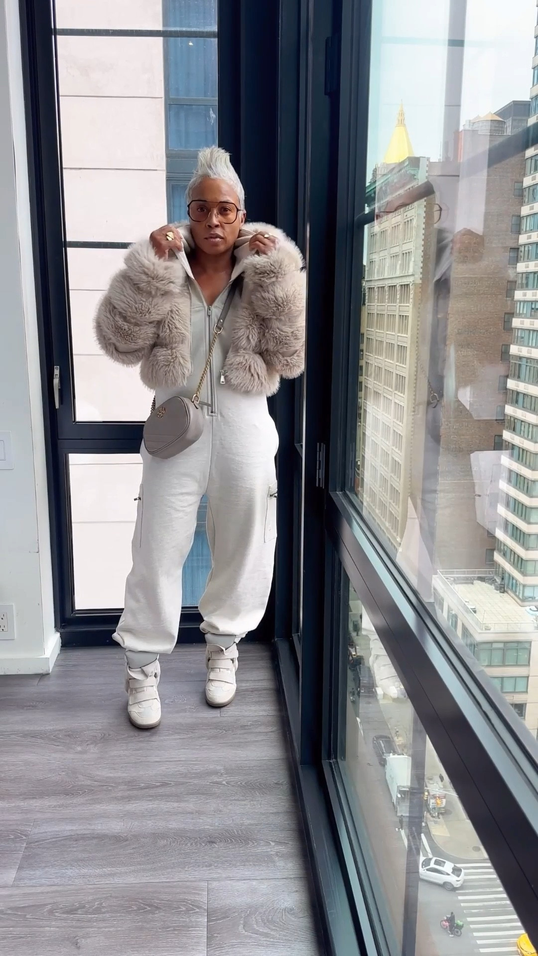 Love an elevated casual look, and for this it was the faux fur for me! 

For sizing reference: I'm 5'2 | 150lbs | ftts | wearing a medium | size 8 shoes

These cute pieces don’t stay in stock long — y’all know how fast cozy girl season sells out!
•
•
•
#winterfashion #cozystyle #loungewearlooks #fauxfurcoat #midlifefashion #styleover50 #outfitinspo #coldweatherstyle #xojalonda #silverhair #fashionover50

#LTKootd #LTKSeasonal #LTKOver40