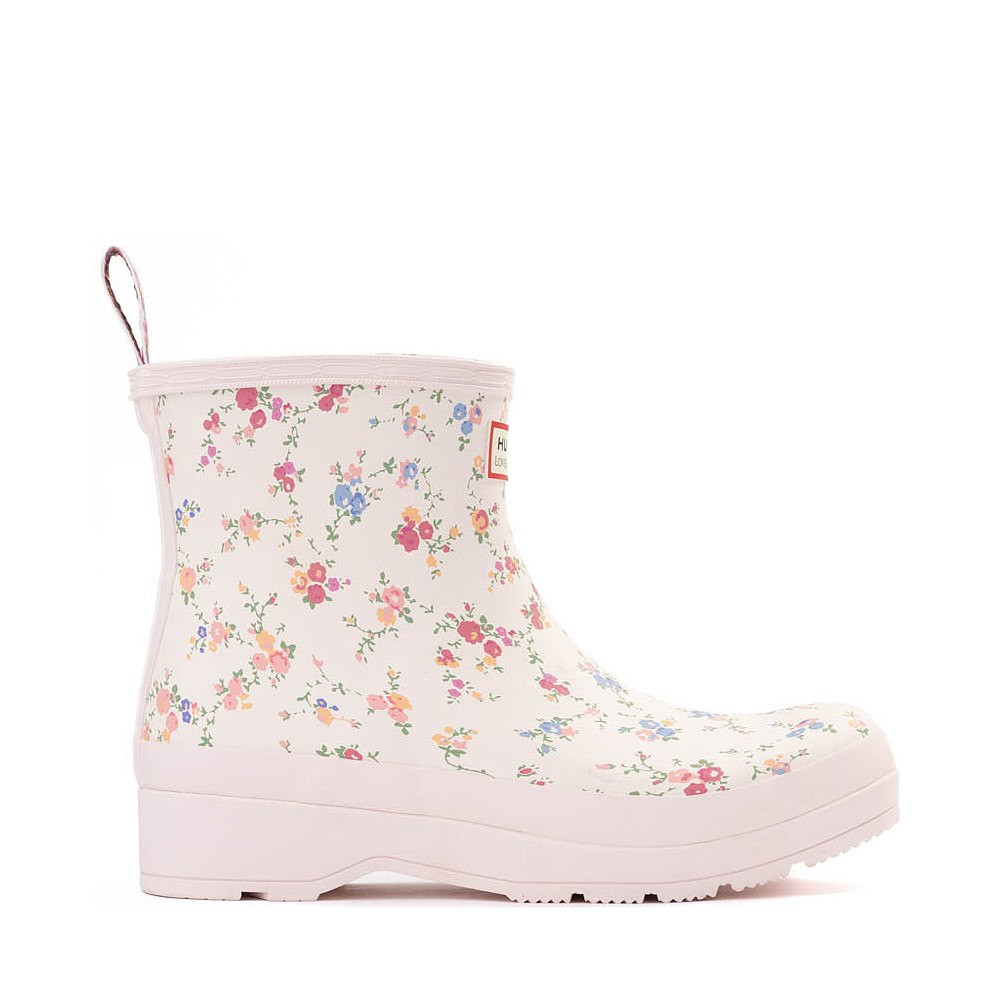 Womens Hunter x LoveShackFancy Play™ Short Rain Boot - Sunrise Patchwork / Confetti Bloom | Journeys