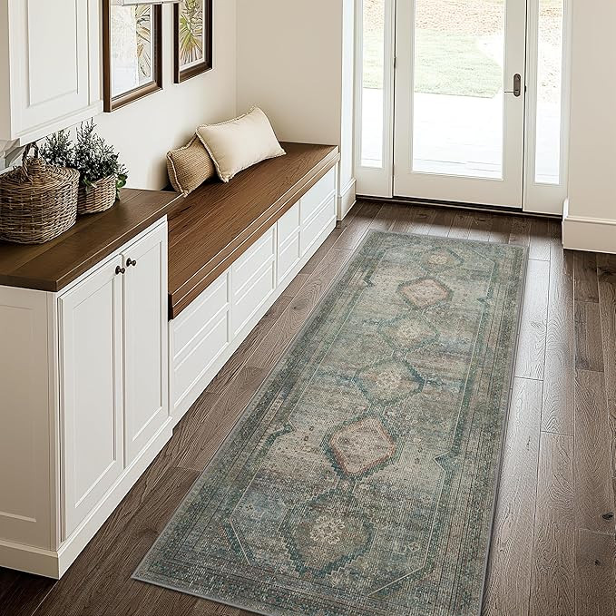 GENIMO Runner Rug 2x10 Machine Washable Hallway Runners, Non-Slip Low Pile Carpet Runner Rugs for... | Amazon (CA)