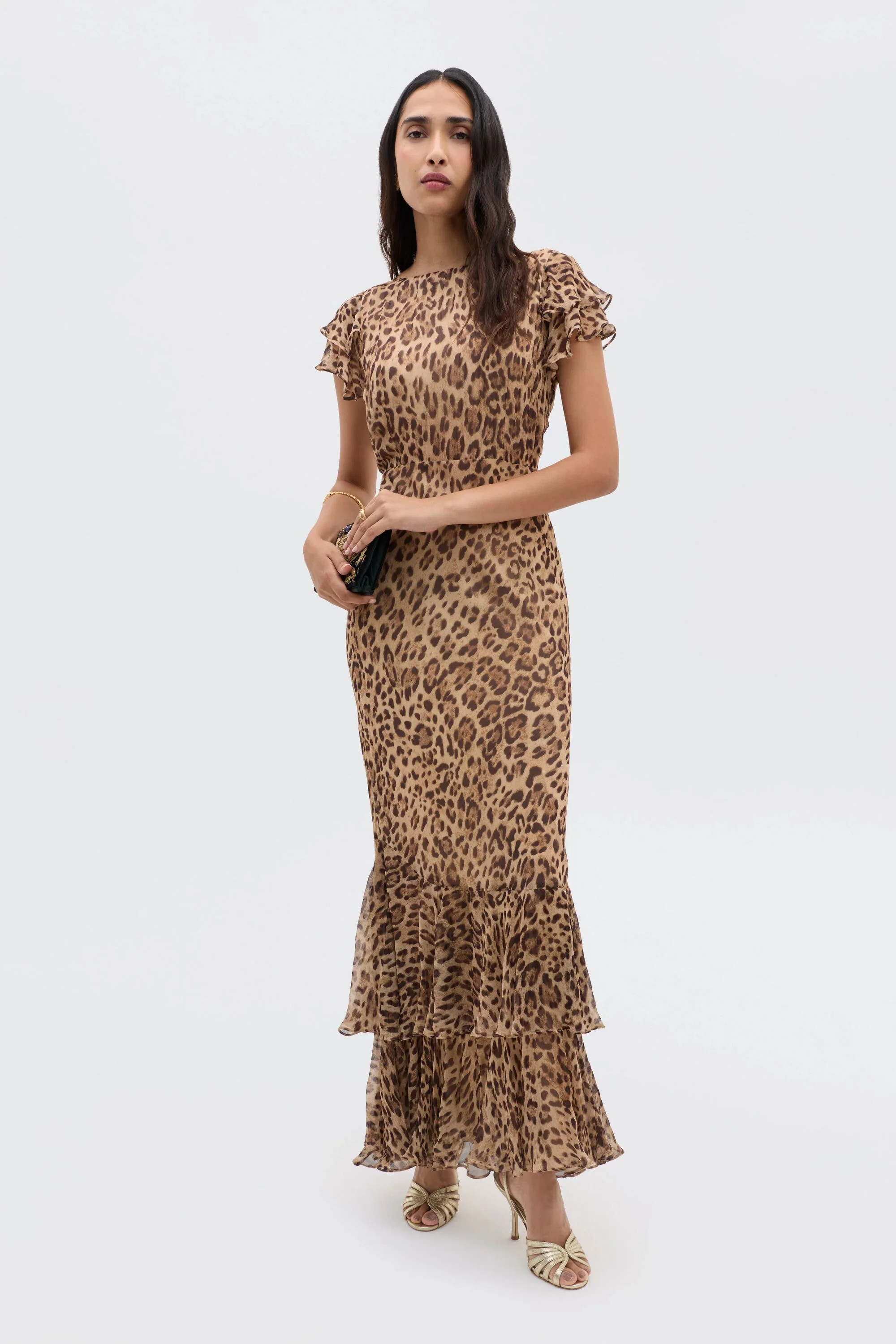 RIXO Ordinia - Mila Leopard Brown Regular / L/UK14 | Rixo