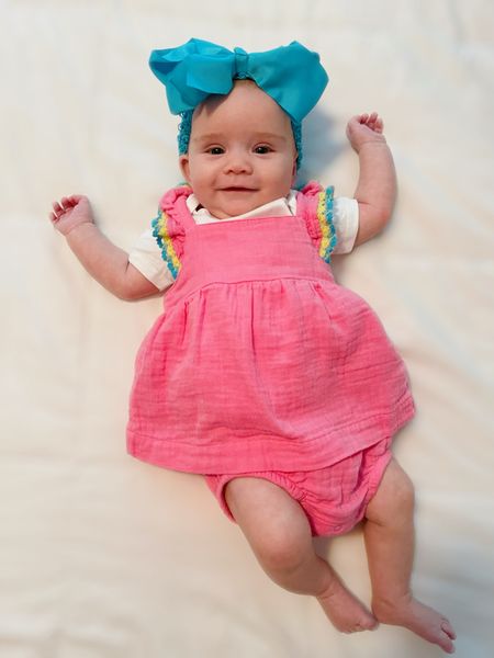 Baby girl summer outfits, bows for baby girl 

#LTKBaby #LTKFindsUnder50 #LTKFindsUnder100