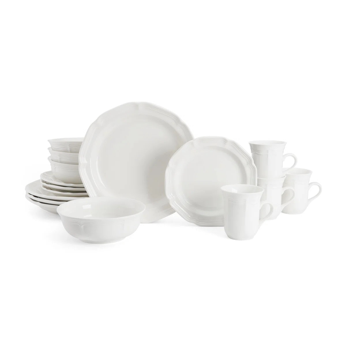 Mikasa French Country 16-Piece Stoneware Dinnerware Set, Service for 4 | Wayfair North America