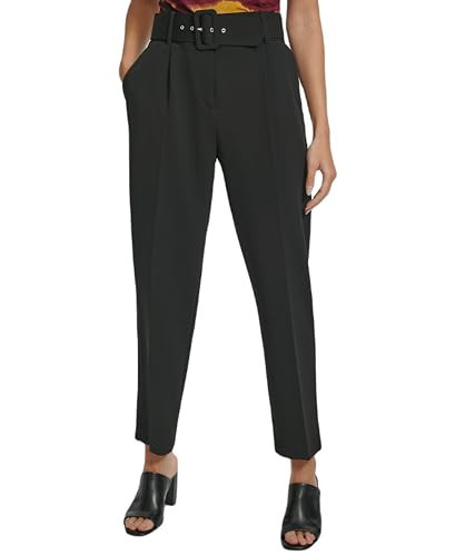 Calvin Klein Women's Loose Fit Career Suit Pant, Black, 16 | Amazon (US)