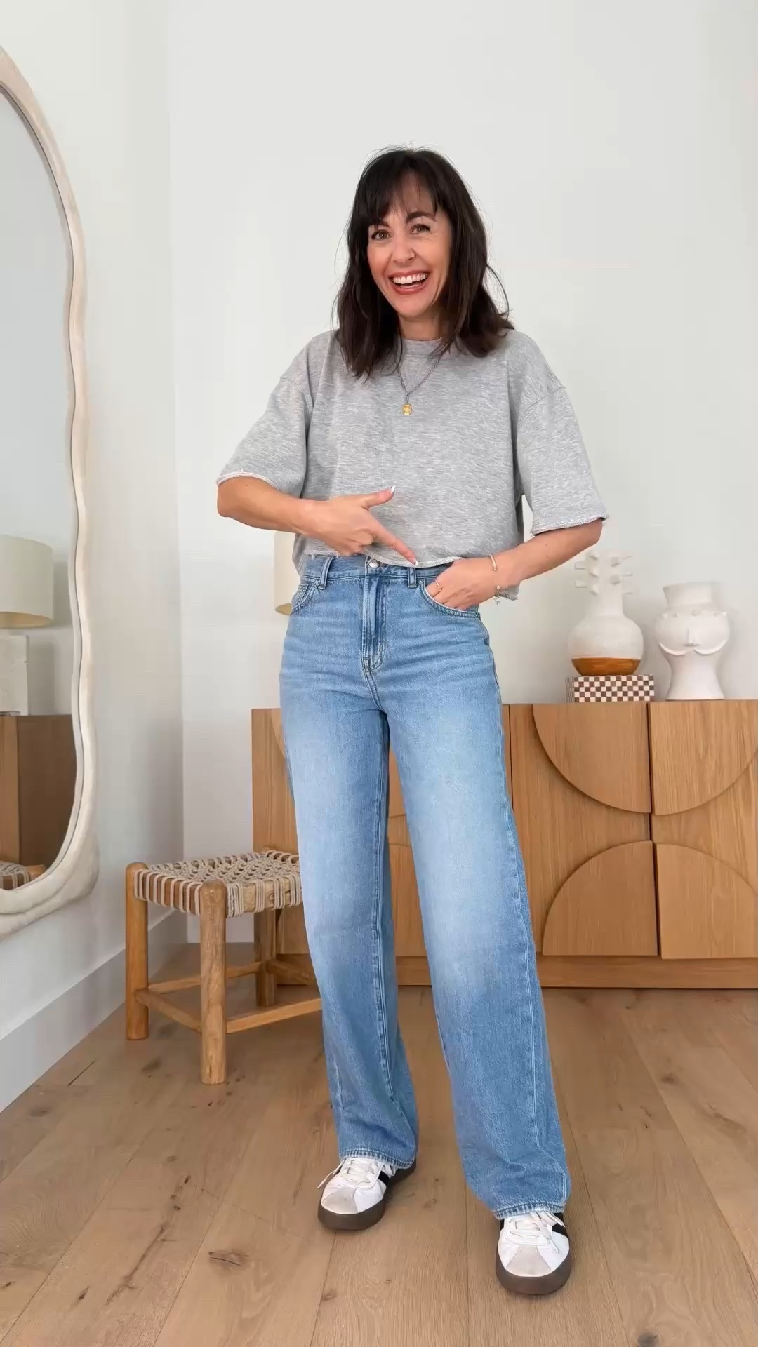 Why would you spend $200 on sweatpants with printed on pockets and buttons to make them look like jeans when you can buy jeans that feel like sweatpants and a matching sweatshirt for less than $150.

I’m 5 foot four and wearing a size 25 in these jeans that are on sale now. Just copy and paste the promo code from the LTK app into your shopping cart at checkout to get 20% off.

#LTKxMadewell