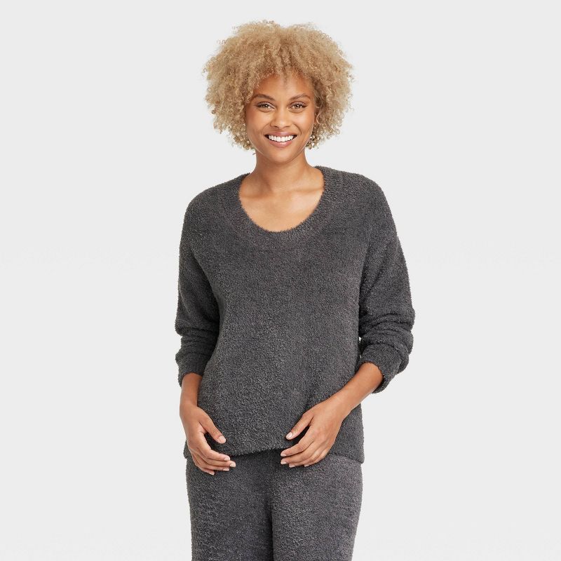 Women's Cozy Feather Yarn Top - Stars Above™ | Target