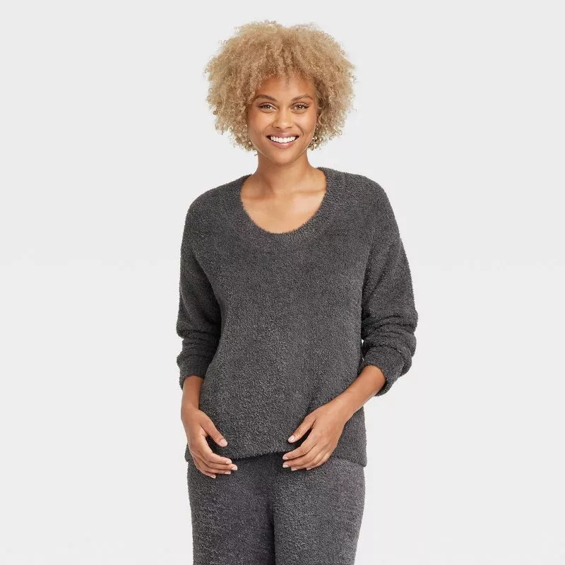 Women's Cozy Feather Yarn Top - … curated on LTK