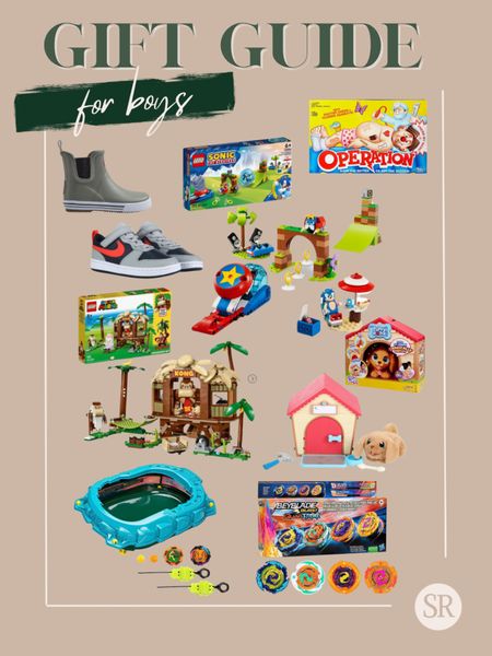 Gift guide for boys ages 5-8 | gift guide, kids gift guide, boys Christmas gifts, board games, legos, bey blades, little boys gift ideas 

#LTKGiftGuide #LTKCyberWeek #LTKHoliday