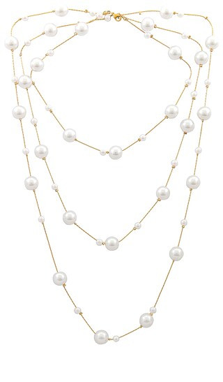 Madison Necklace in Pearl | Revolve Clothing (Global)