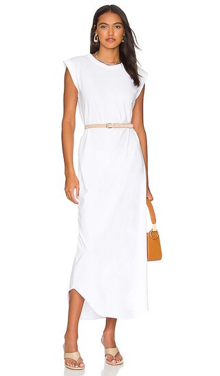 Muscle Tee Dress in White | Revolve Clothing (Global)