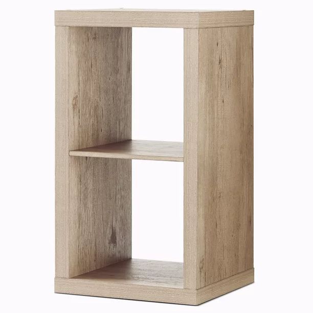 Better Homes & Gardens 2-Cube Storage Organizer, Natural - Walmart.com | Walmart (US)