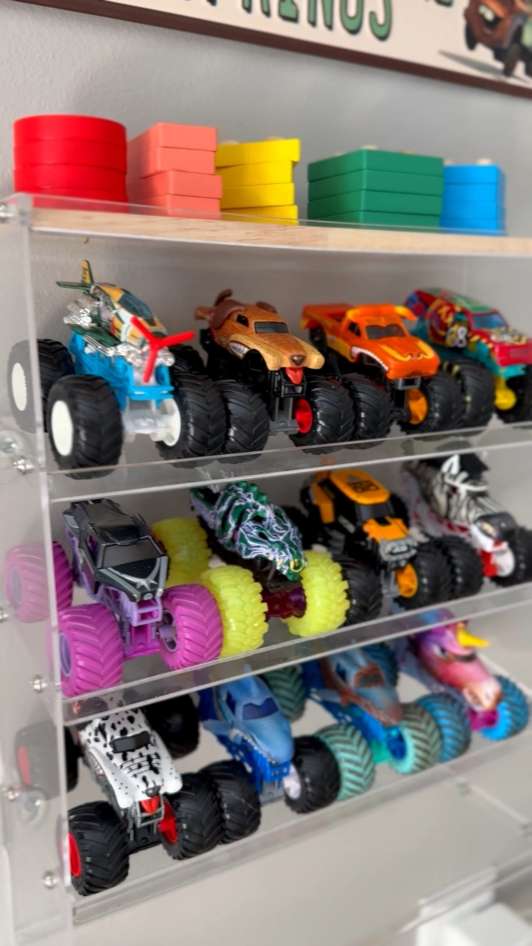 The perfect monster truck shelves!🏁

#LTKKids #LTKmomlife #LTKHome