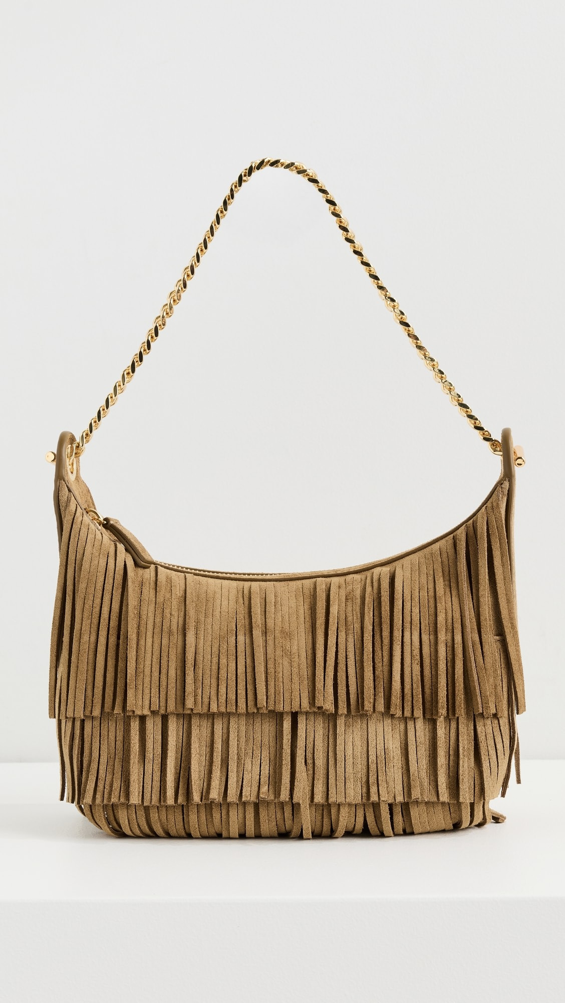 Small Suede Fringe Fortune Hobo Bag | Shopbop