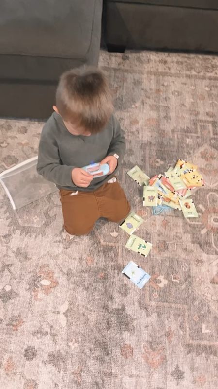 Some nights when I feel brave, I tell my kids that we aren’t turning on the TV until 6:30pm and that they can do a hands-on activity instead while we wait for dinner to be done. Bram choice his sight word and picture cards tonight. I love watching them grow not only in their language but they’re gross/fine motor skills and just being so dang cute. These are the days🫶🏼

I linked all of the toys we play with the most at home when we want to avoid tv time! Tonight we made it until 7:15😜

#screenfree #kidslearning 

#LTKfindsunder50 #LTKkids