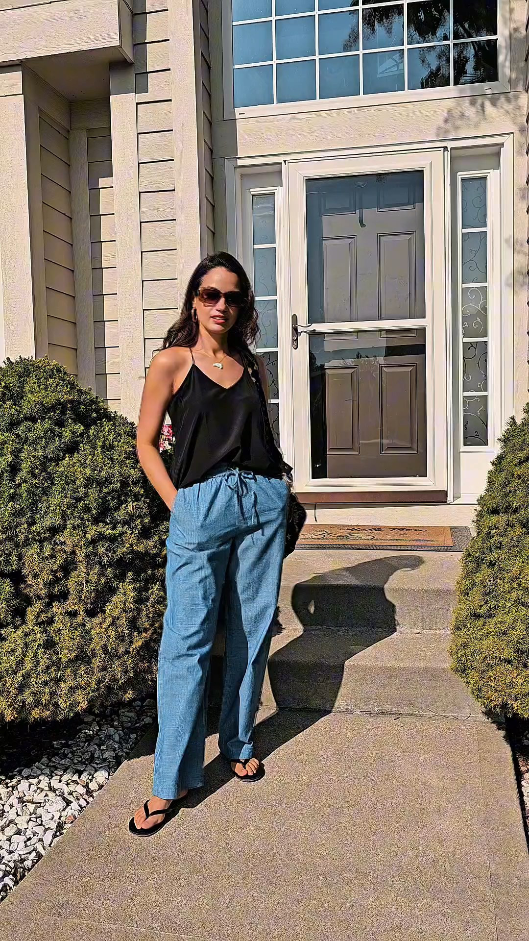 Obsessed with this wide leg pants. Perfect  for errands, brunch, weekends

#LTKStyleTip #LTKTravel #LTKPetite