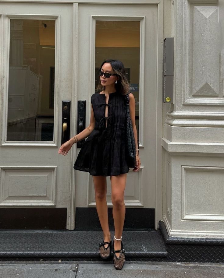 Black mesh flats 

#LTKTravel #LTKBeauty #LTKPetite