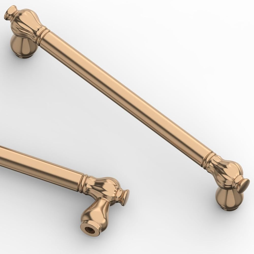 Asidrama 10 Pack 5 Inch(128mm) Champagne Bronze Kitchen Cabinet Handles, Cabinet Pulls Kitchen Ca... | Amazon (US)