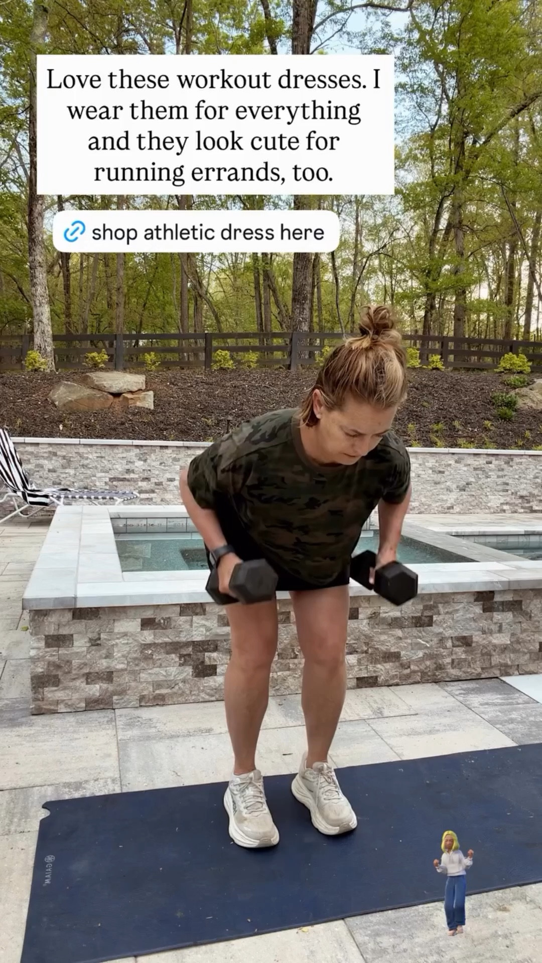 Love these workout dresses. I wear them for everything and they look cute for running errands, too.