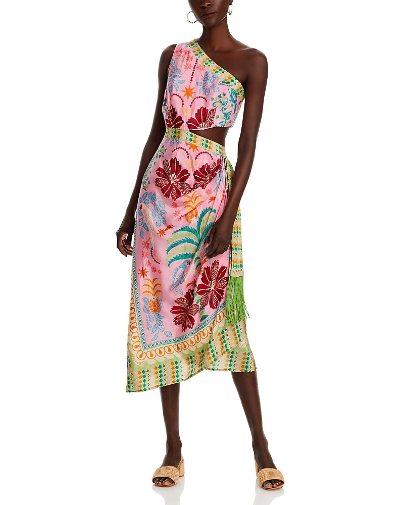 Farm Rio Fruits Queen Scarf Detail Dress | Bloomingdale's (US)