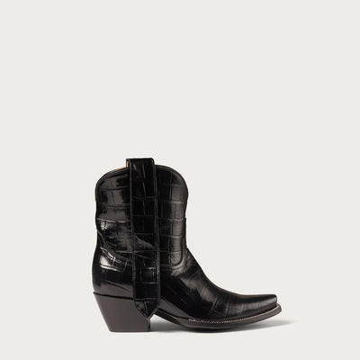 The 24/7 Boot Black Croc | CITY Boots