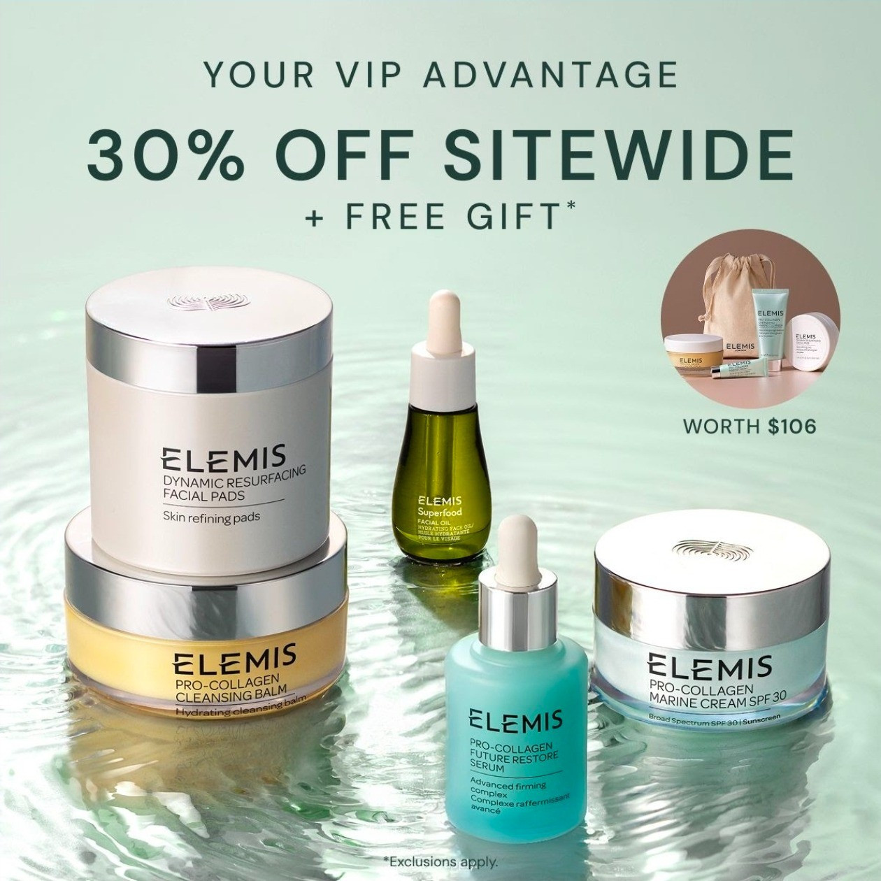 Friends & Family offer — 30% off sitewide + a FREE 5-piece Spring Reset Gift (worth $106) with $145+.Today only: Spend $200+ and we’ll upgrade your gift to include a FREE full-size Pro-Collagen SPF 50. Use code: FFVIP

#LTKSpringSale #LTKselfcare #LTKBeauty