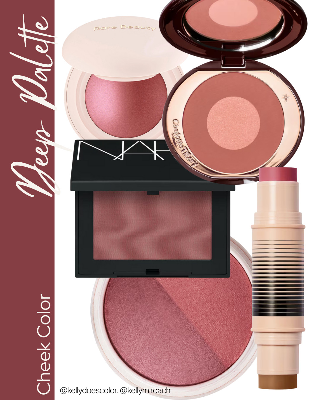 Blushes for the deep palette are neutral and rich. Depending on your skin tone, reach for buildable products that work as a light wash of color or allow for a more saturated application. 

 #LTKOver40 #LTKStyleTip #LTKBeauty
