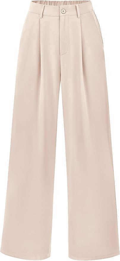 PRETTYGARDEN Wide Leg Pants for Women Trendy 2026 Fall High Waisted Business Casual Outfits Work ... | Amazon (US)