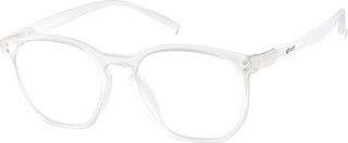 Zenni Geometric Glasses Clear Plastic Full Rim Frame | Zenni Optical (US & CA)