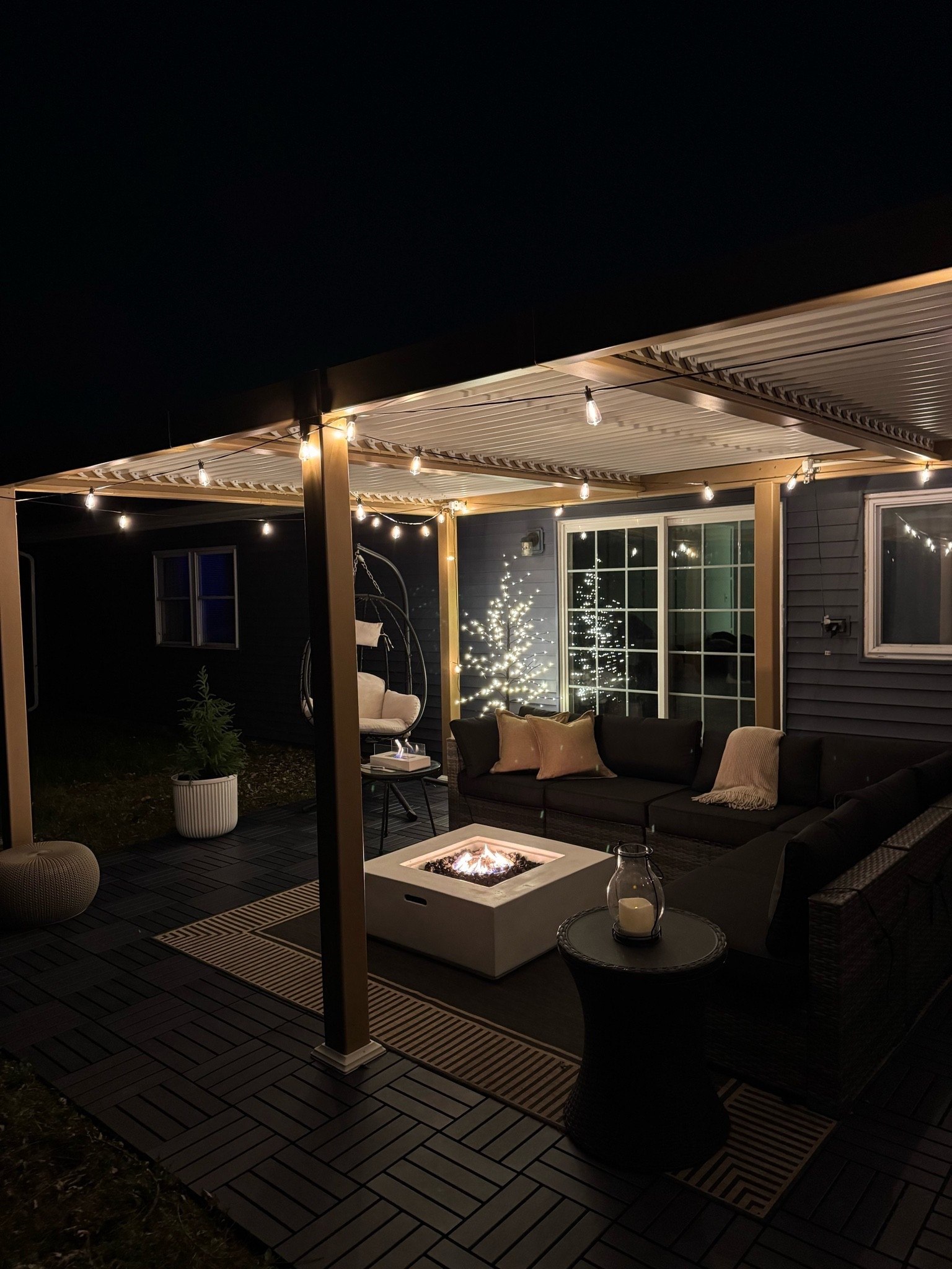 Nighttime Outdoor Patio vibes!

#LTKSeasonal #LTKHome #LTKSaleAlert