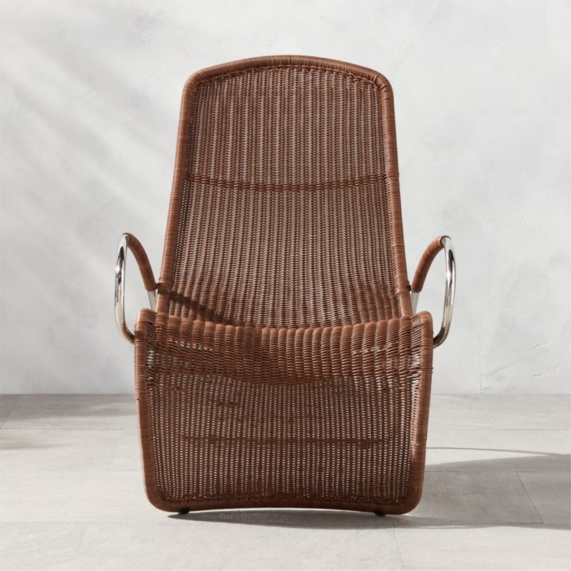 Verse Woven Outdoor Lounge Chair | CB2 | CB2