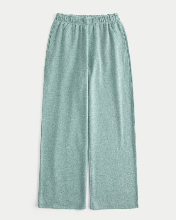 Hollister Feel Good Fleece Wide-Leg Pants | Hollister (US)