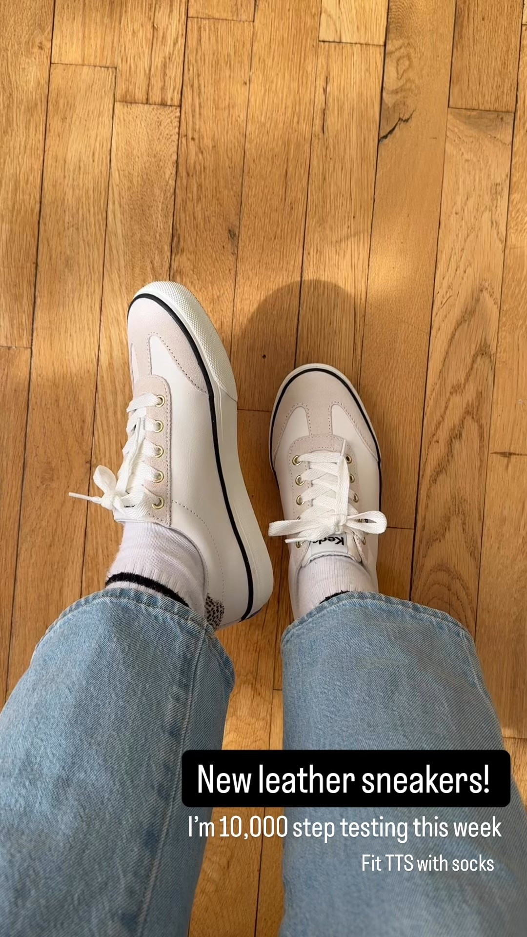 New comfy leather sneakers. I love the black trim! Under $70 and BOGO 50% off right now. Fit true to size with socks. #sneakers #dsw

#LTKWatchNow #LTKShoeCrush #LTKFindsUnder100