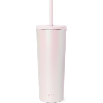 Simple Modern Iced Coffee Tumbler, Insulated | 24oz | Pearlescent | Reusable Stainless Steel Cup,... | Amazon (US)