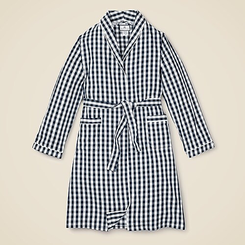 Petite Plume™ women's gingham robe | J. Crew US