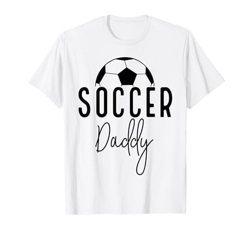 Soccer Dad Daddy Player Coach Fan Game Day Gift Men Father T-Shirt | Amazon (US)
