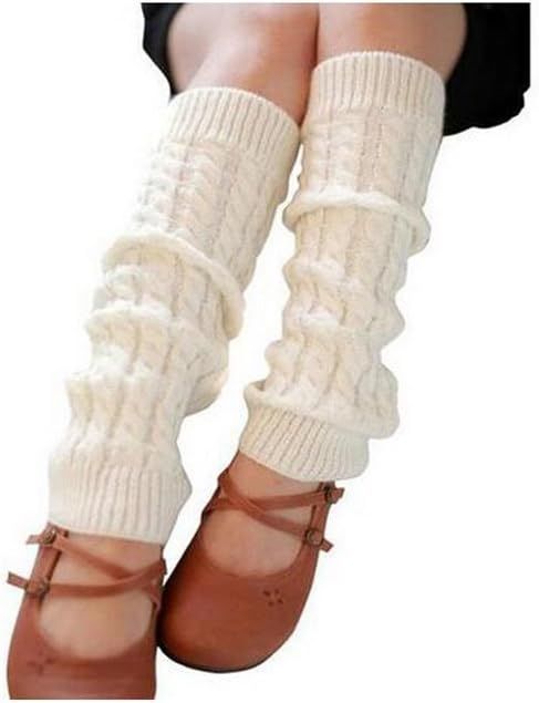 Elandy Knit Winter Thermal Warm Leg Warmers-Long Socks Boot Cuffs Topper Legging Pads For Women L... | Amazon (US)