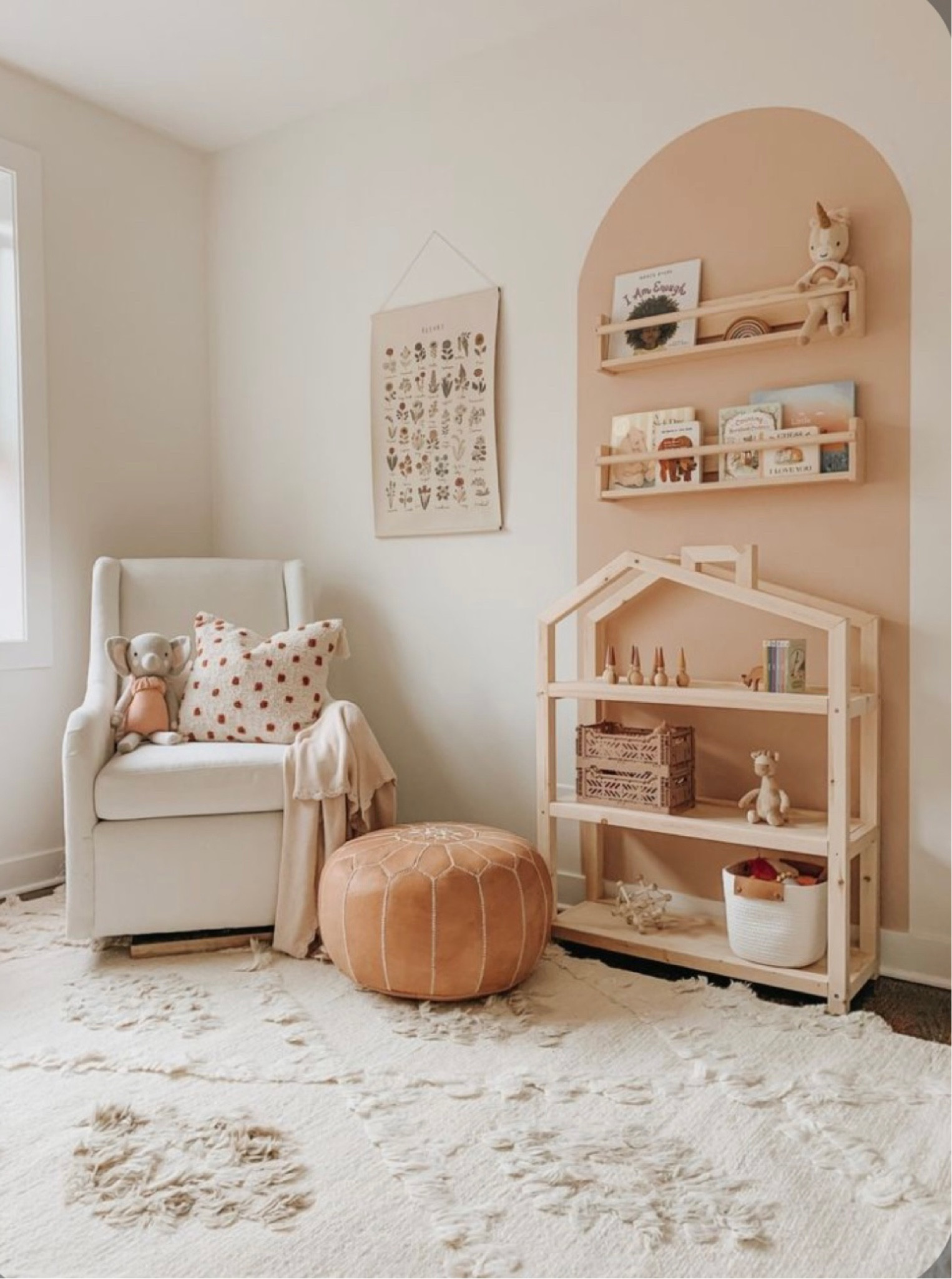 Relax and play is this cozy and Montessori-friendly space! Montessori inspiration and nursery inspiration 😍

#montessori #toddler #toddlerplay #readingnook #toddlerspace #montessoriplay #montessoritoddler 

#LTKunder100 #LTKfamily #LTKbaby