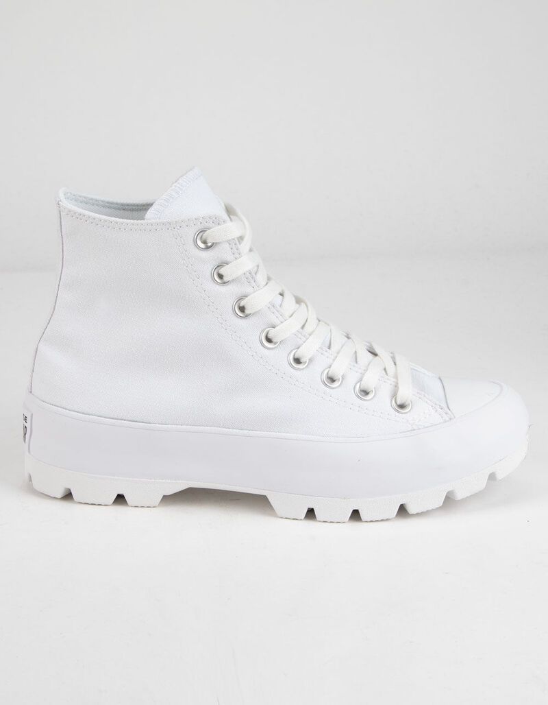 CONVERSE Chuck Taylor All Star Lugged White High Tops - WHITE - 355436150 | Tillys