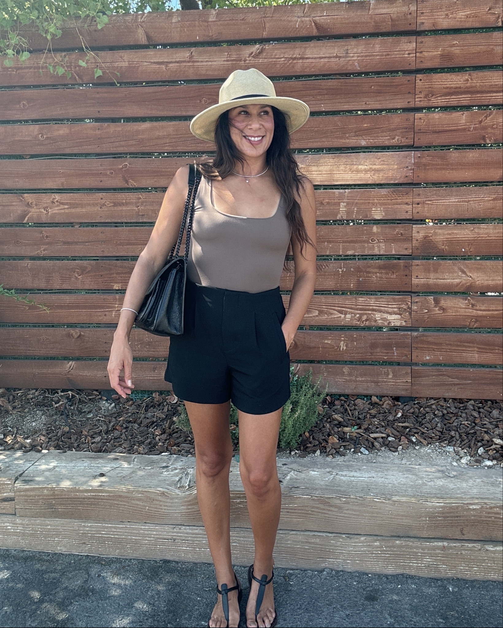 September Forecast: over 100 degrees for the next week! 
Wanted to feel a little more like autumn so went with darker colors. This top is fantastic! Bodysuit vibes without all the hassle! This outfit can easily be layered with a sweater, blazer or jean jacket for cooler days  


#LTKSeasonal #LTKFindsUnder50 #LTKStyleTip