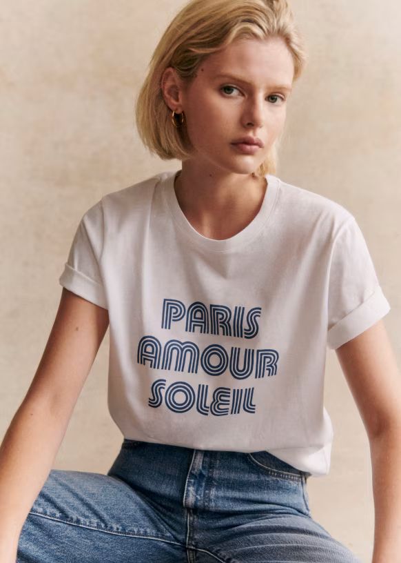 Paris Amour Soleil Tshirt | Sezane Paris