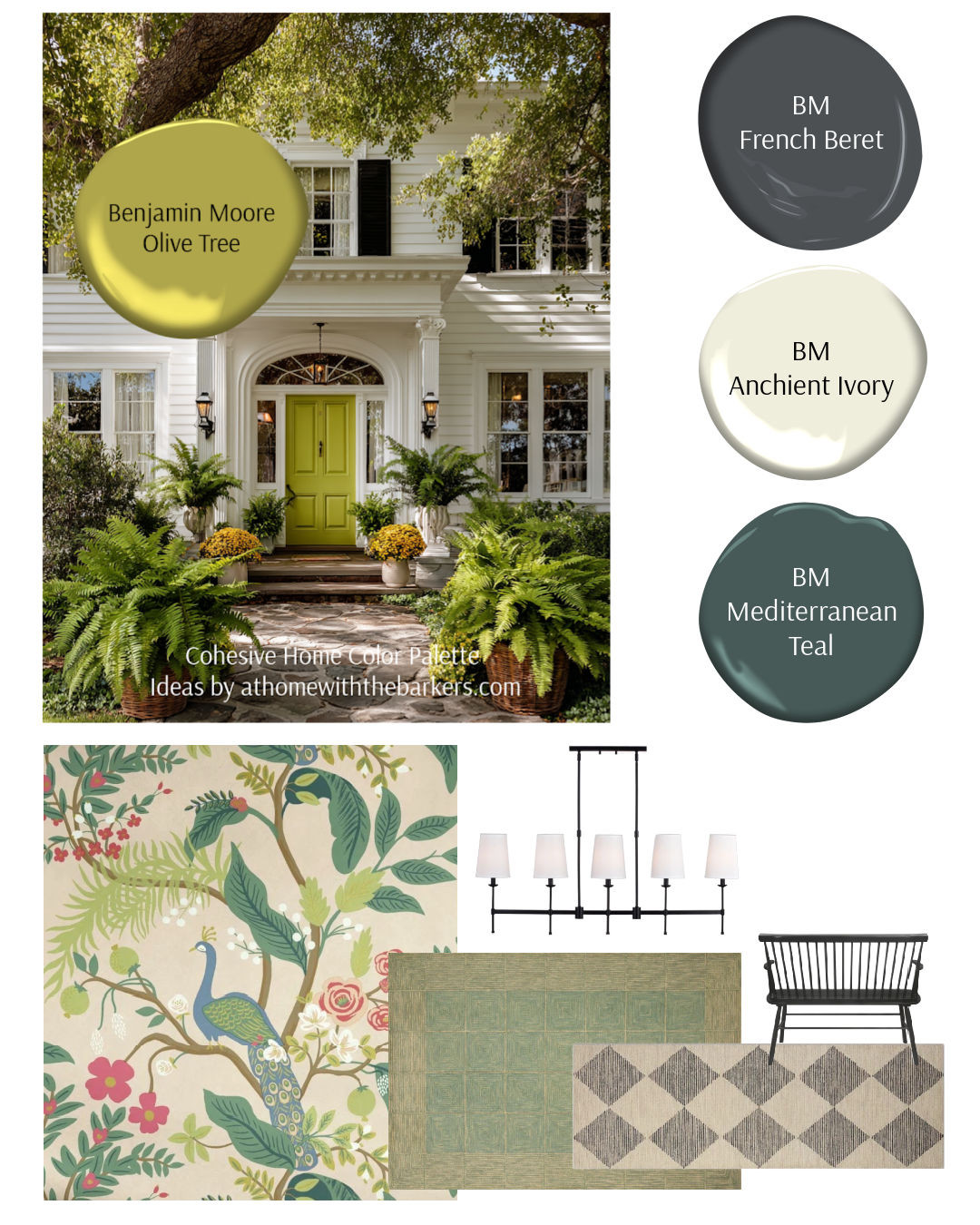 Classic white home with fun interior style. DIY home decorating 

 #LTKHome