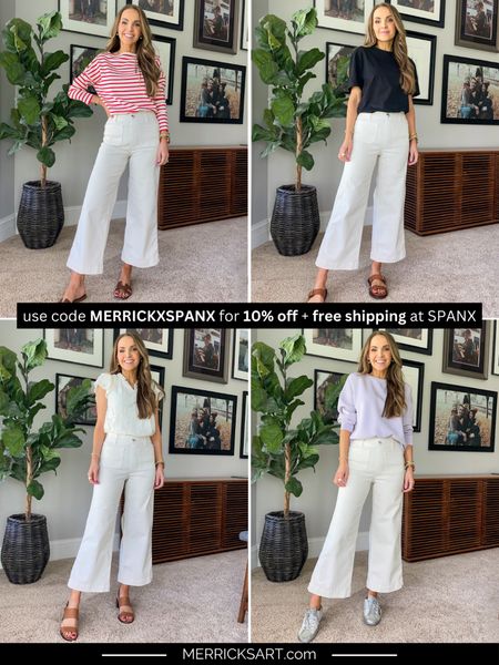 @spanx white jeans favorites // use code MERRICKXSPANX for 10% off + free shipping 

#LTKSeasonal #LTKStyleTip #LTKSaleAlert