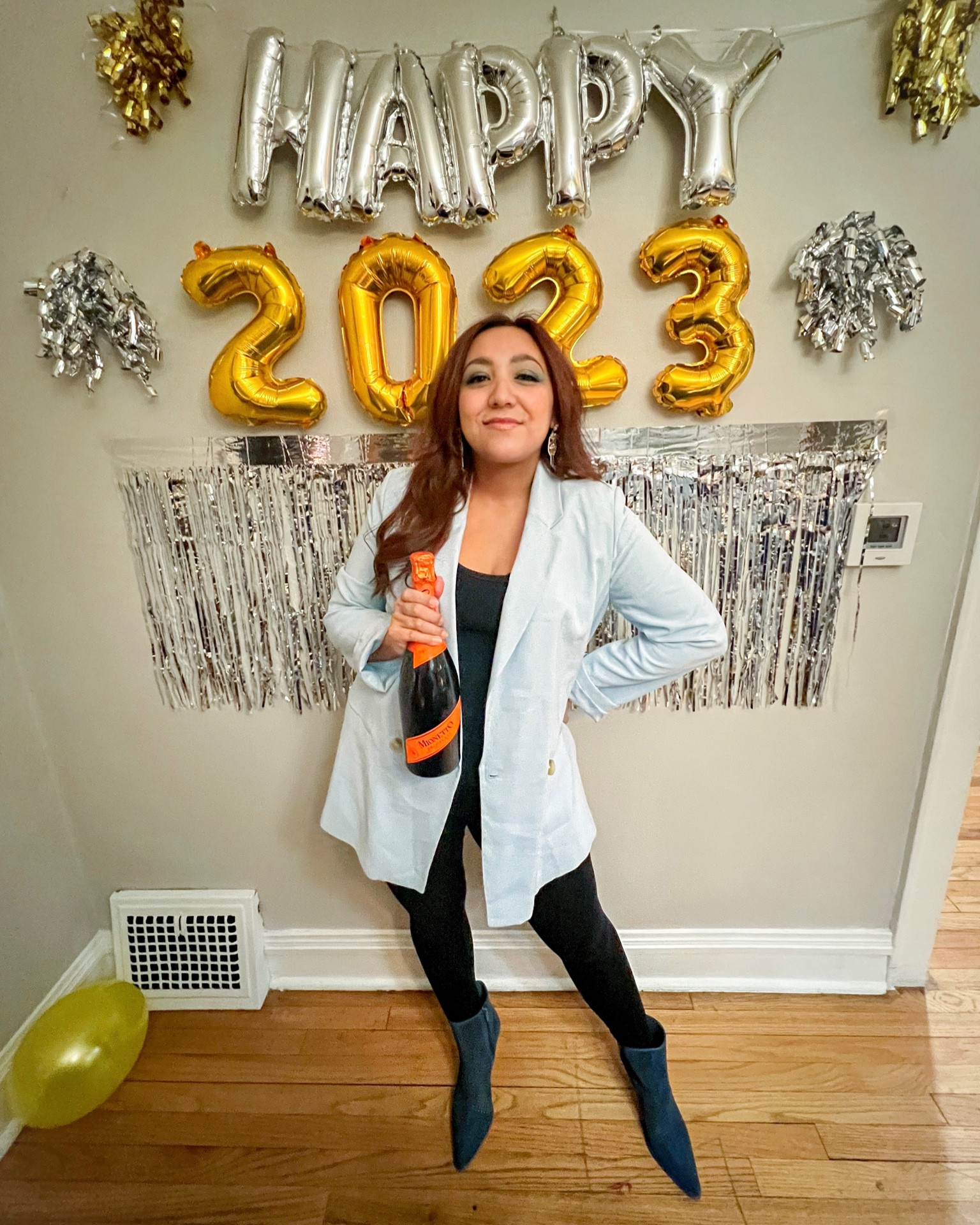 Happy New Year! Went with a blue and black outfit to welcome in 2023. Can’t go wrong with a blazer 😊 This is a great Winter outfit and Spring outfit as well! Also works for a work outfit. Hope you all have a great start to the year!

#blazer #blazeroutfit #blueblazer #womensblazer #womensoutfit #winteroutfit #winterfashion #winterstyle #booties #bluebooties #blueoutfit #blackandblue #ltkworkwear #workoutfit #workfromhome #trend #trending #ltkunder100 #ltkunder50 #ltksalealert #ltkseasonal #workattire #springoutfit #datenight #girlsnight

#LTKshoecrush #LTKstyletip #LTKFind