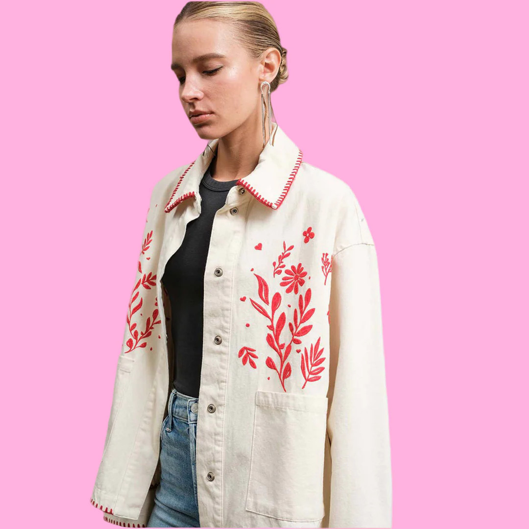 Embroidered Folk Jacket | Teggy French