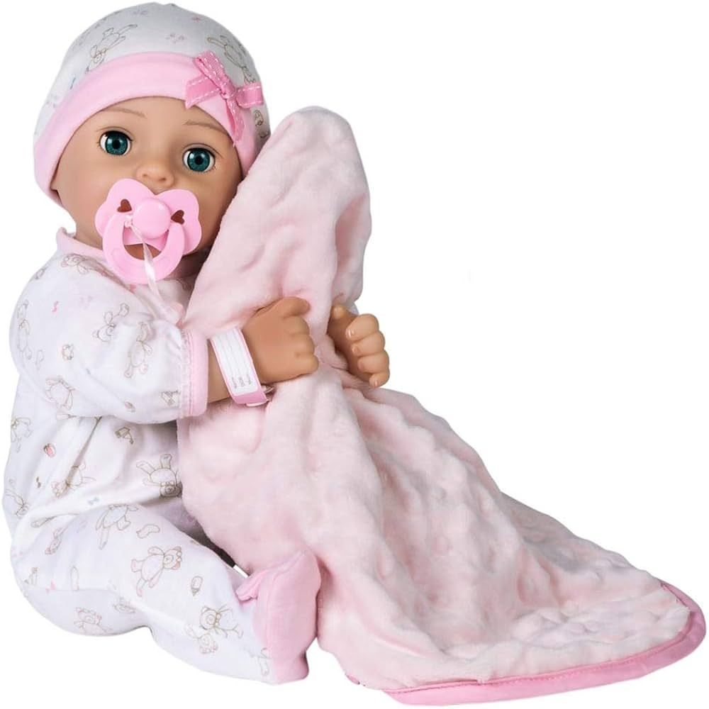 ADORA Realistic Adoption Baby Doll Hope, 16” Adorable Girl Doll with Complete 9-Piece Accessori... | Amazon (US)
