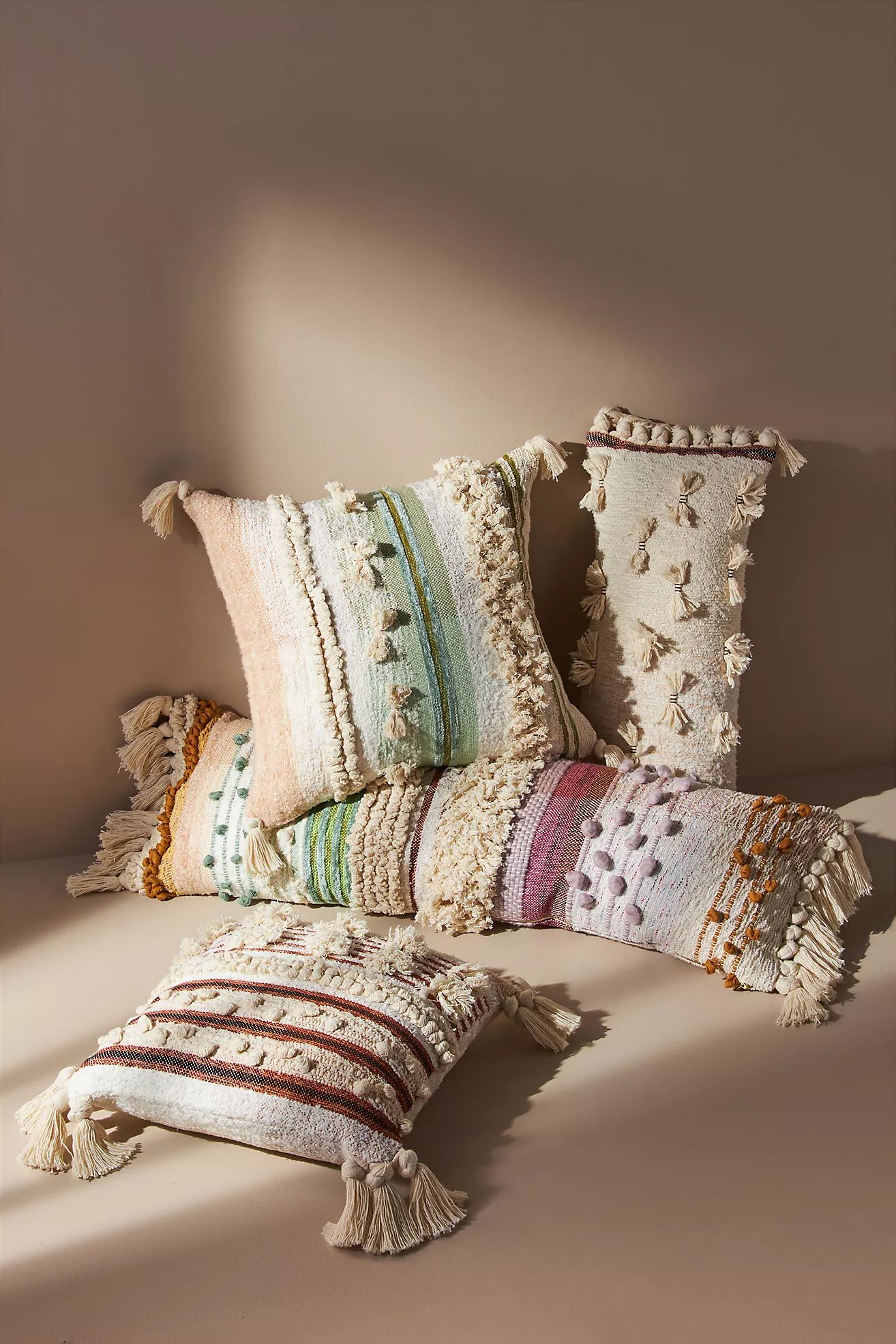 All Roads Textured Primrose Pillow | Anthropologie (US)