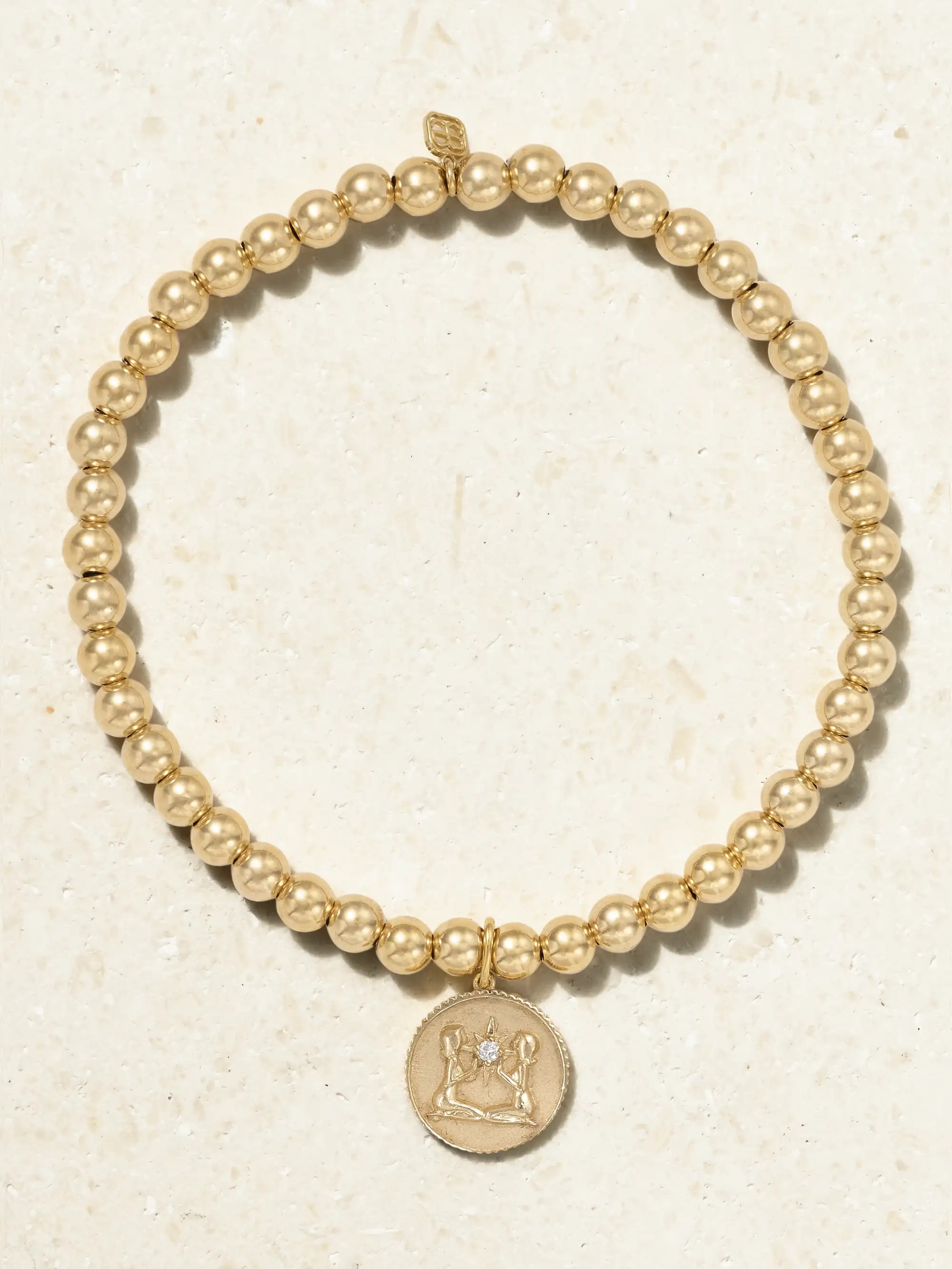 Gemini 14-karat gold diamond bracelet | NET-A-PORTER (UK & EU)
